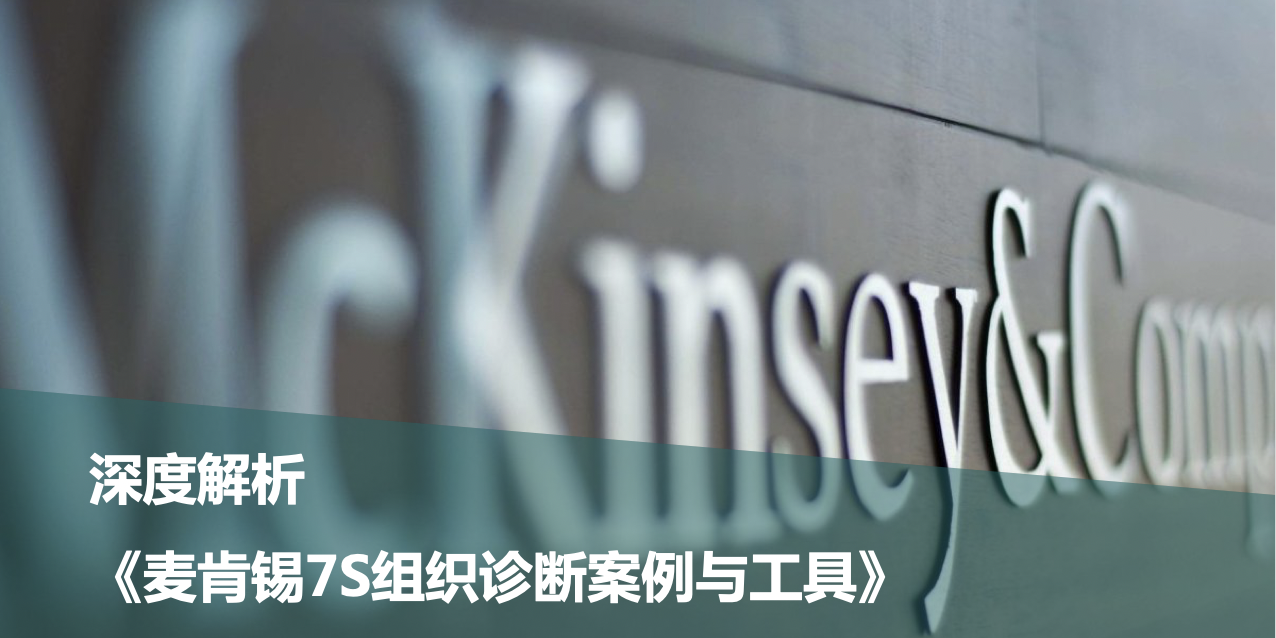 深度解析《麦肯锡7S组织诊断案例与工具》
