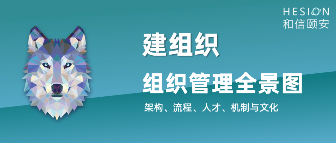 建组织 丨 《组织管理全景图：架构、流程、人才、机制与文化》